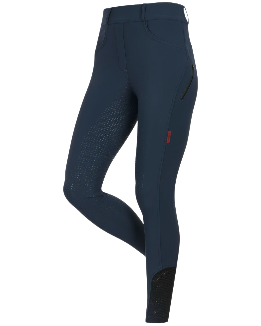 Navy coloured LeMieux Womens Amy Breggings on white background