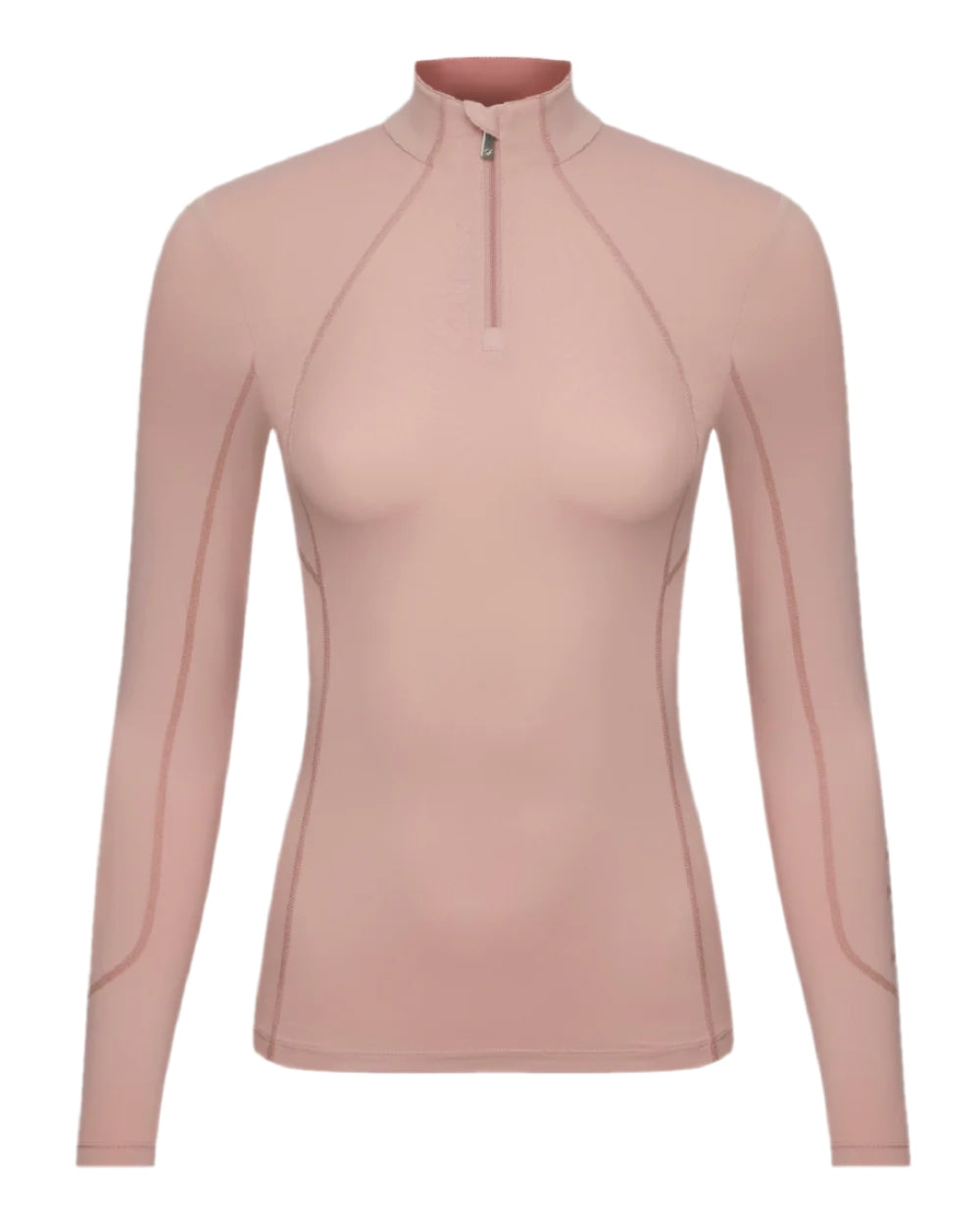 Blossom coloured LeMieux Womens Base Layer on white background