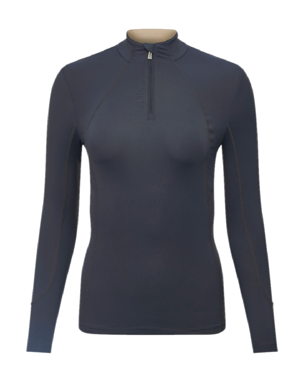 Dusk Blue coloured LeMieux Womens Base Layer on white background