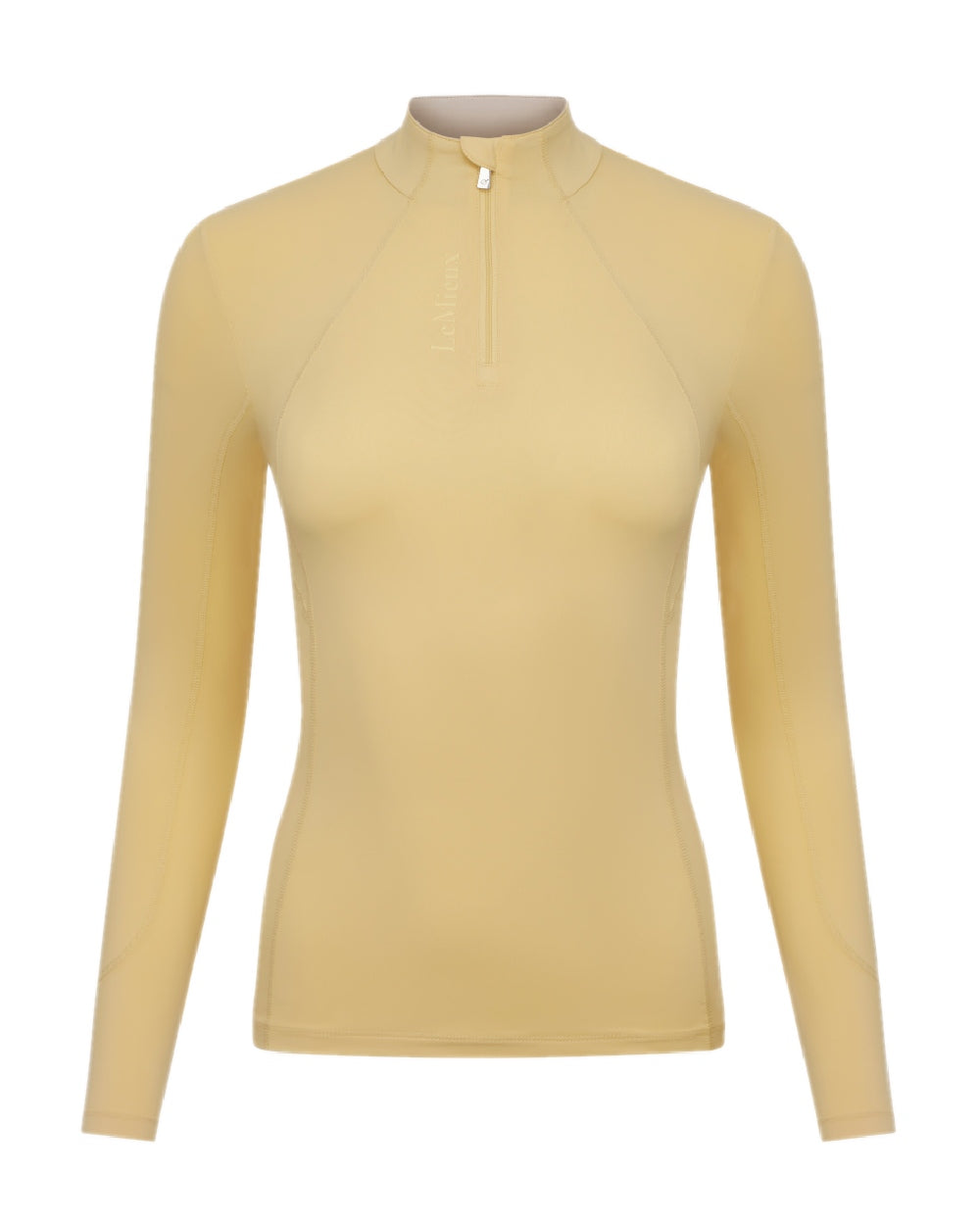 Mimosa coloured LeMieux Womens Base Layer on white background