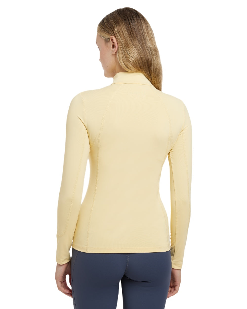 Mimosa coloured LeMieux Womens Base Layer on white background