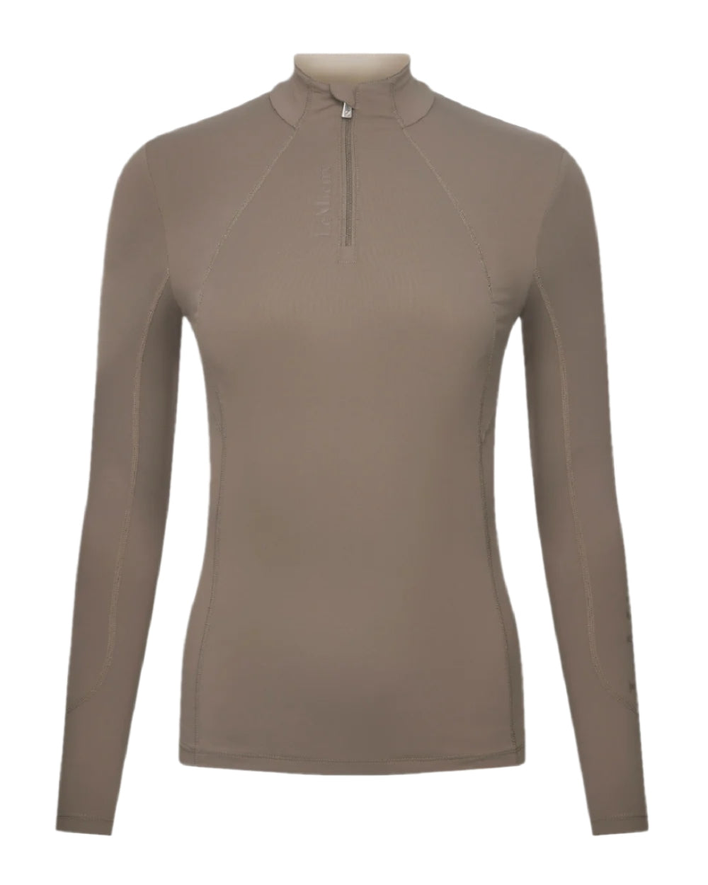 Pecan coloured LeMieux Womens Base Layer on white background