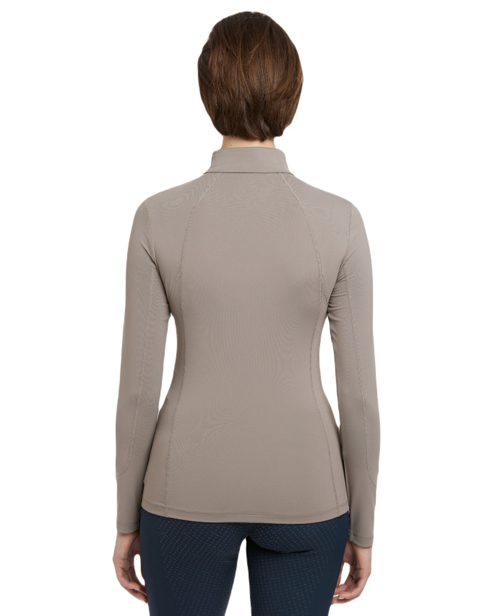Pecan coloured LeMieux Womens Base Layer on white background