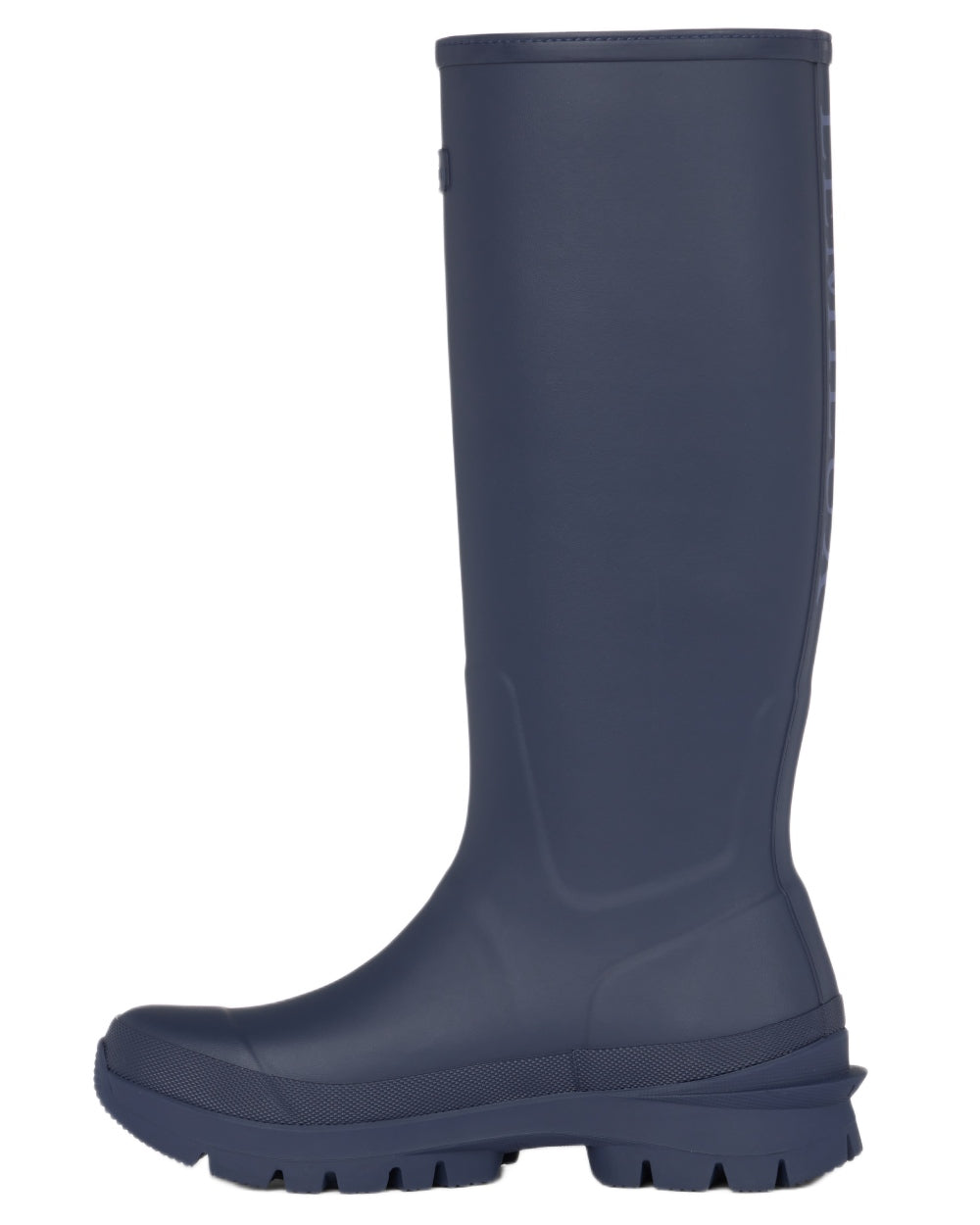 Navy coloured LeMieux Womens Bramshaw Welly on white background