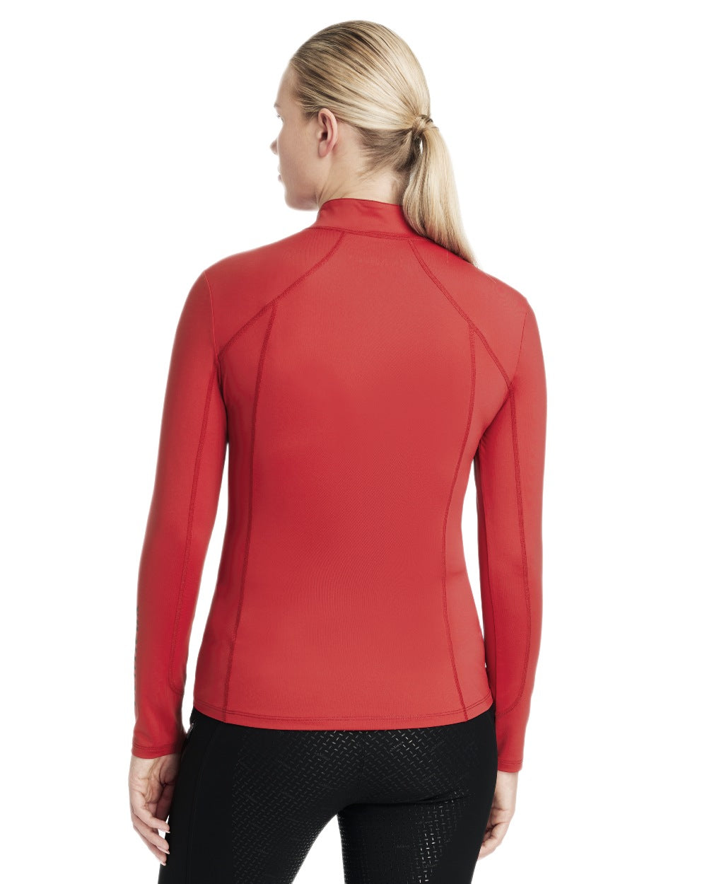 Chilli coloured LeMieux Womens Classique Base Layer on white background