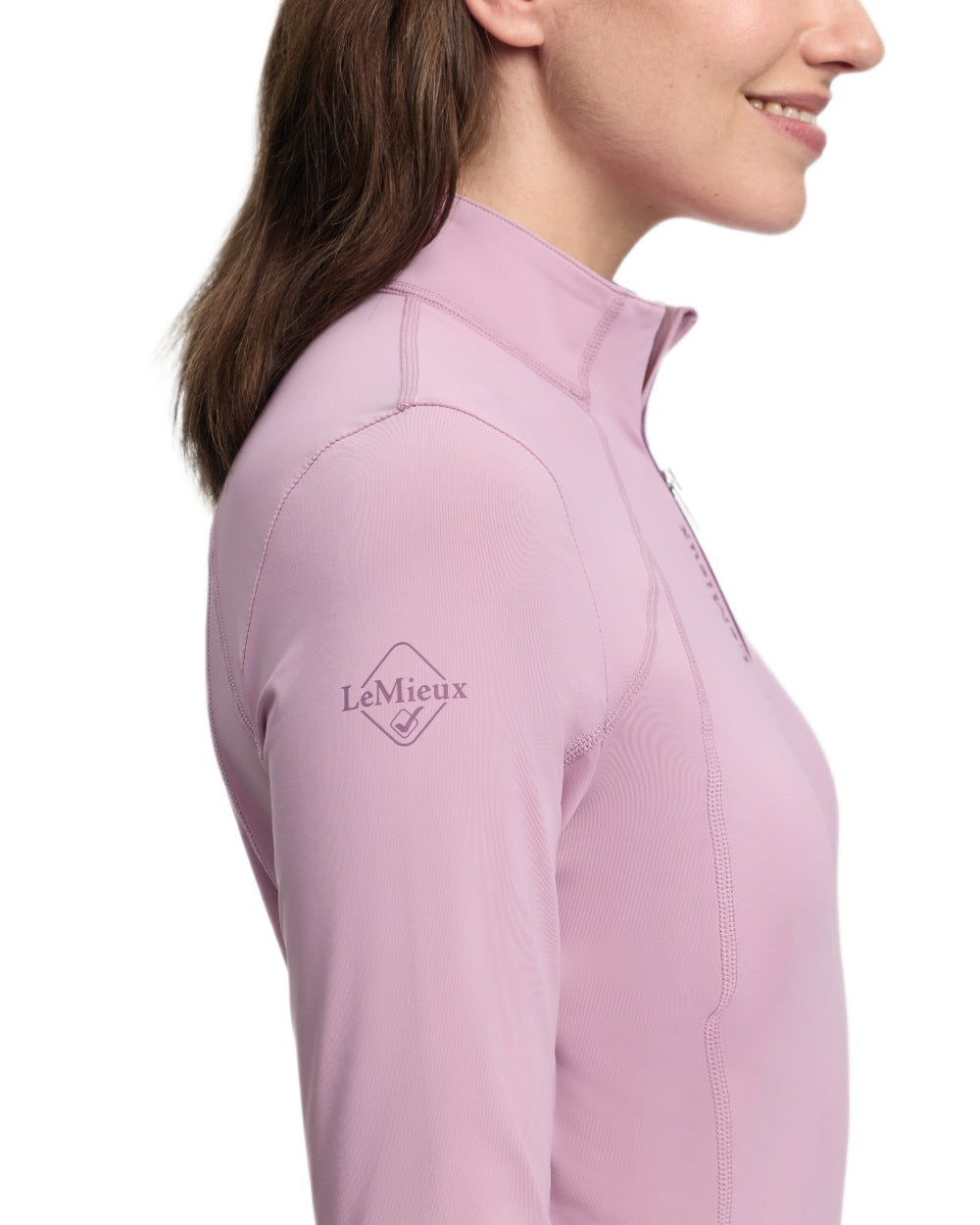 Fondant coloured LeMieux Womens Classique Base Layer on white background