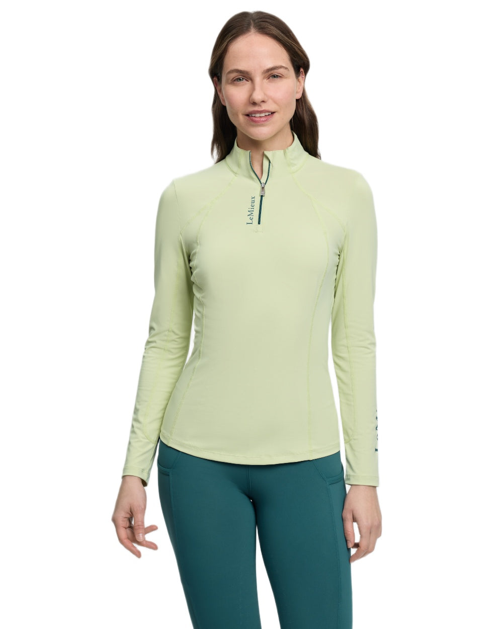 Macaron coloured LeMieux Womens Classique Base Layer on white background