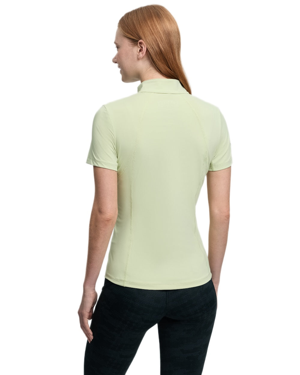 Macaron coloured LeMieux Womens Classique Short Sleeve Base Layer on white background