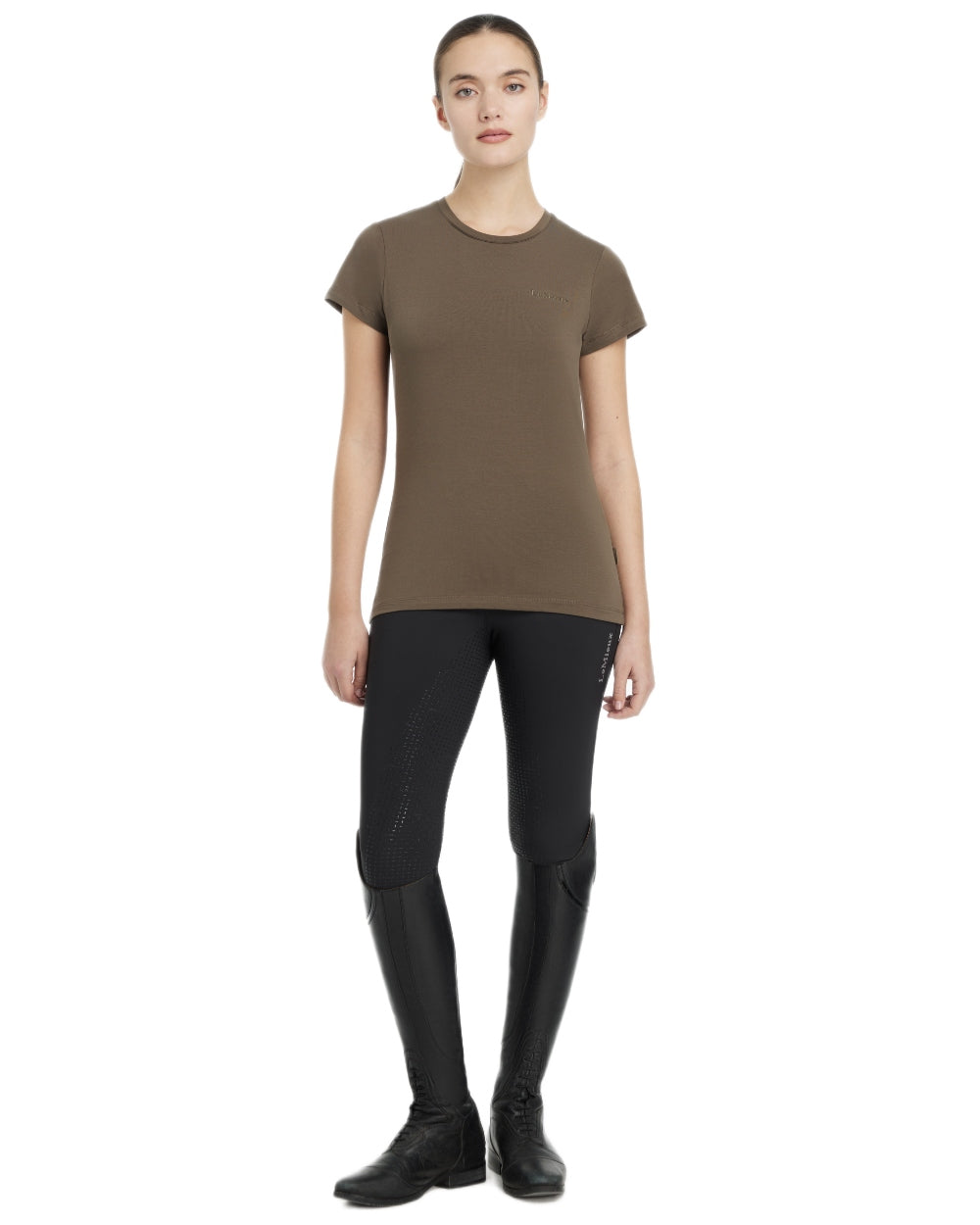 Alpine coloured LeMieux Womens Classique T-Shirt on white background