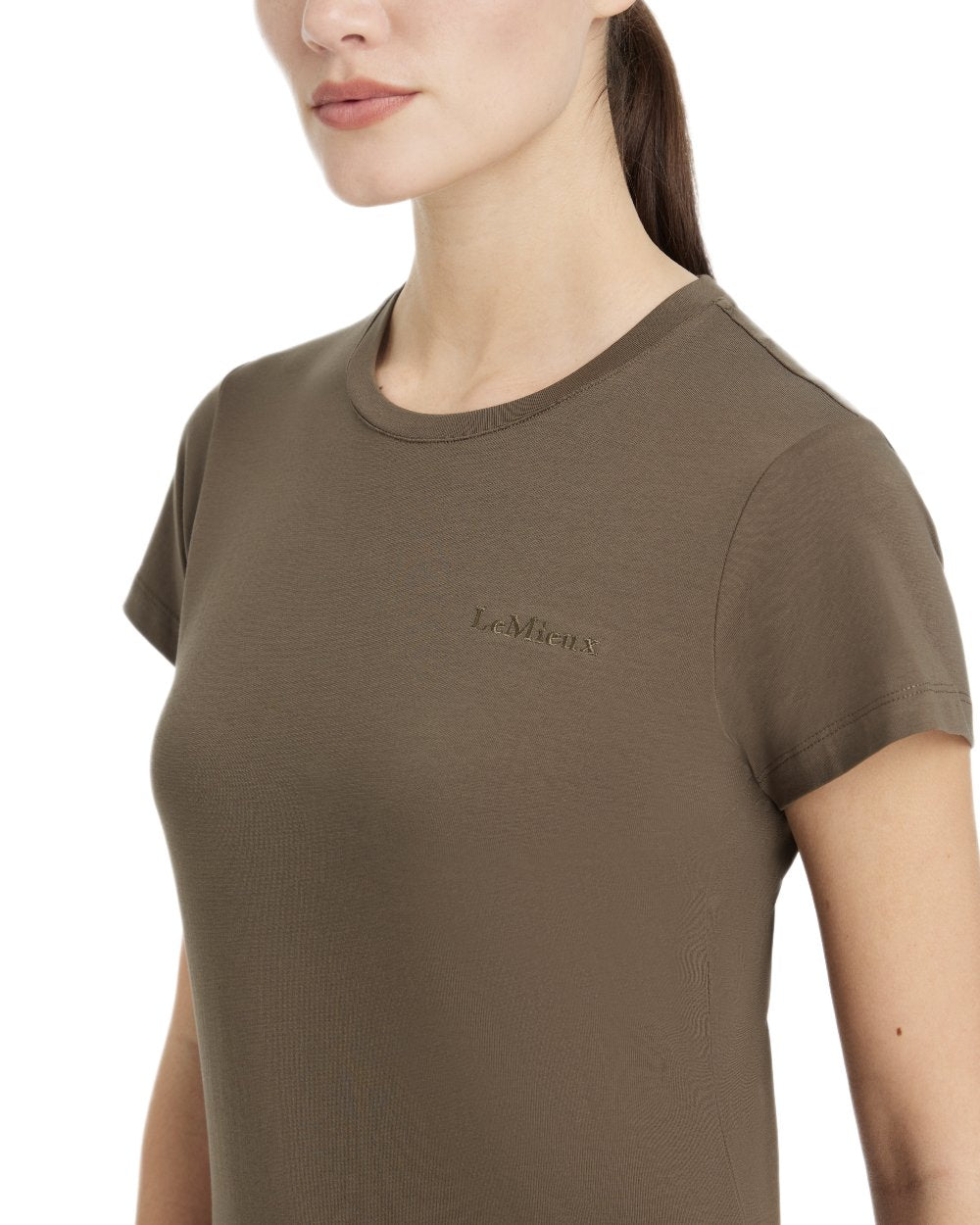 Alpine coloured LeMieux Womens Classique T-Shirt on white background