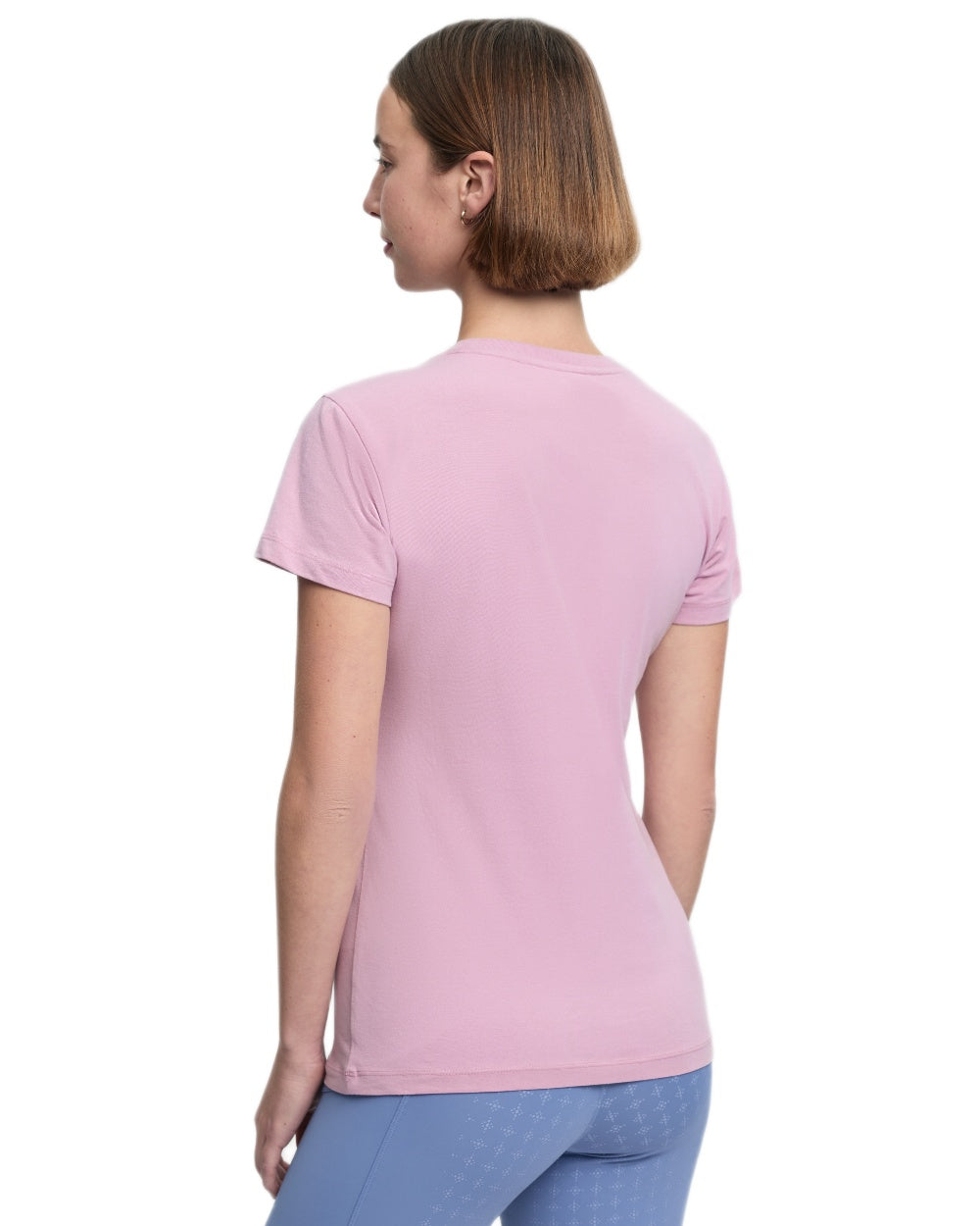 Fondant coloured LeMieux Womens Classique T-Shirt on white background