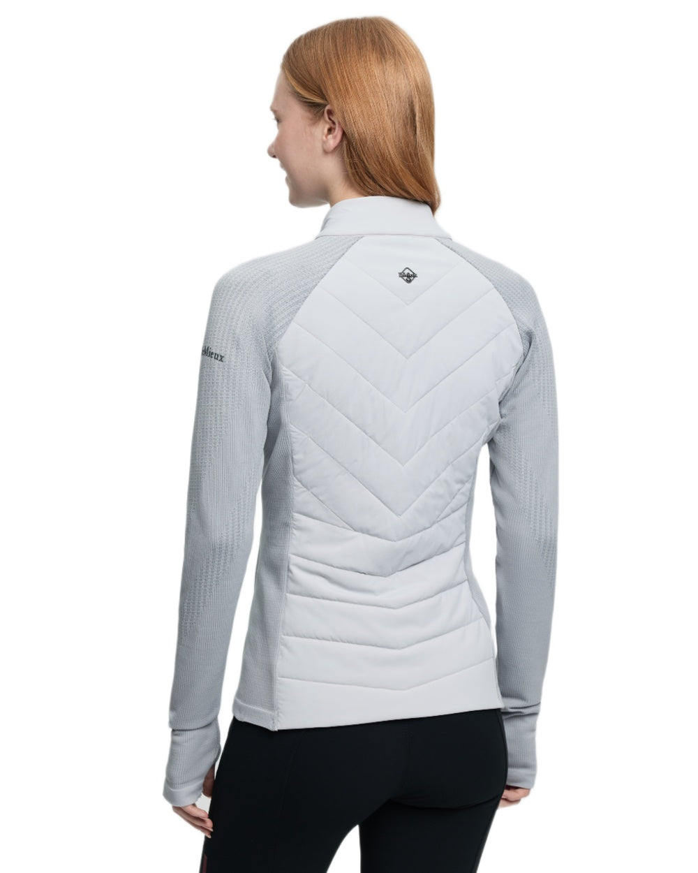 Grey coloured LeMieux Womens Maddie Jacket on white background