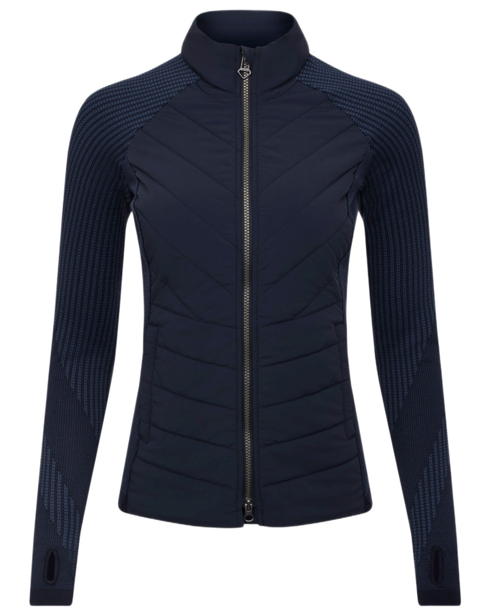 Navy coloured LeMieux Womens Maddie Jacket on white background
