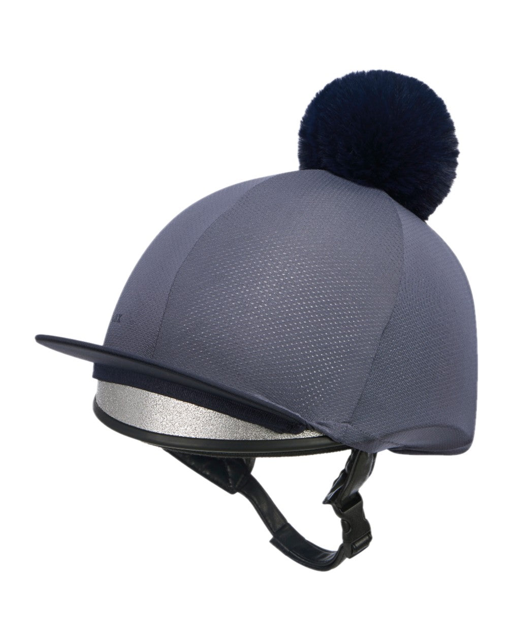 Dusk Blue coloured LeMieux Womens Maria Mesh Hat Silk on white background
