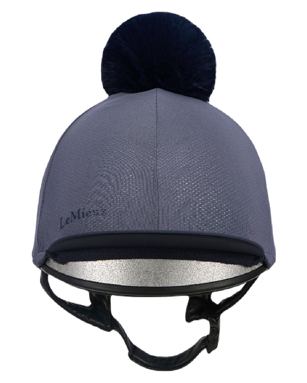 Dusk Blue coloured LeMieux Womens Maria Mesh Hat Silk on white background