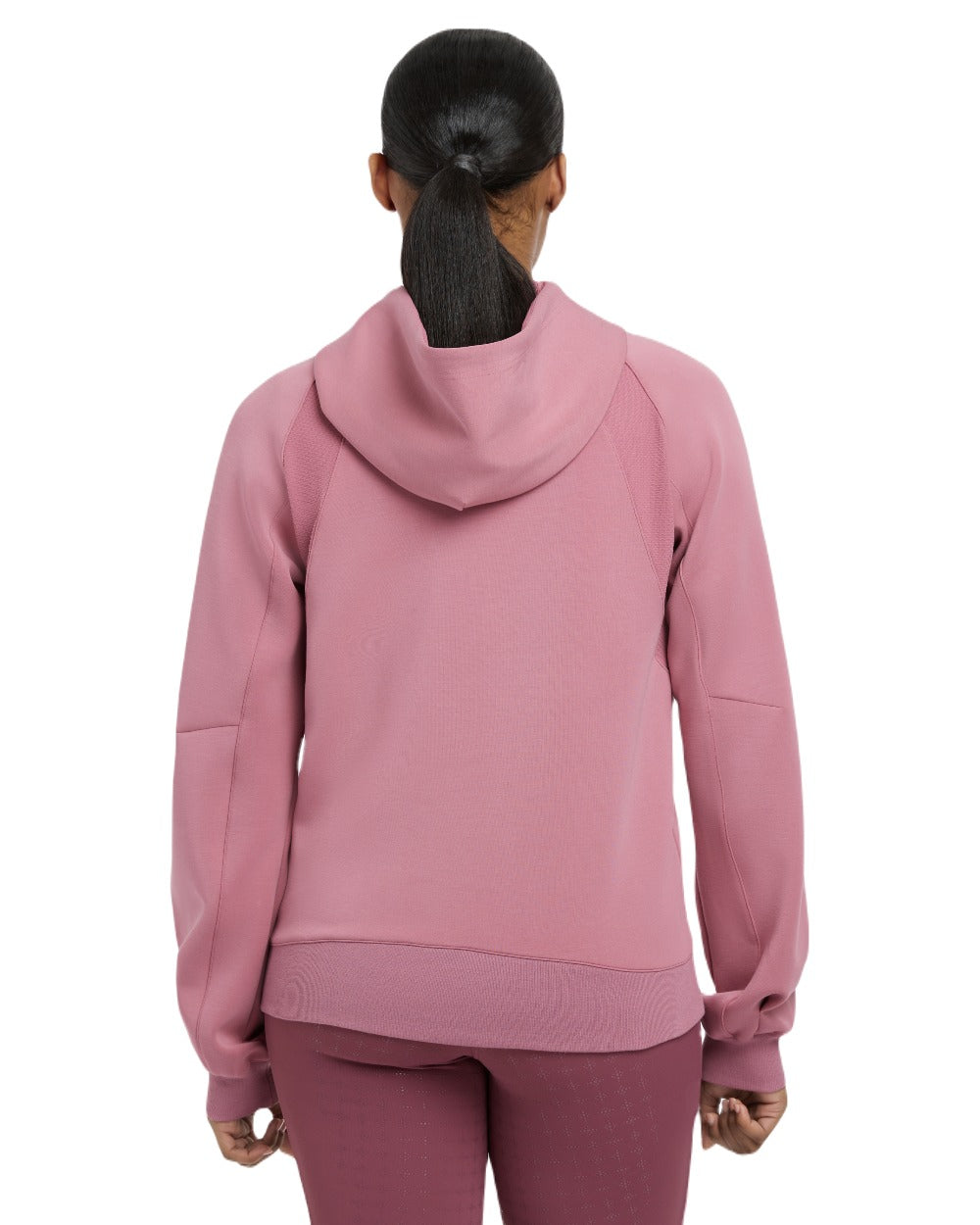 Peony coloured LeMieux Womens Nadine Hoodie on white background