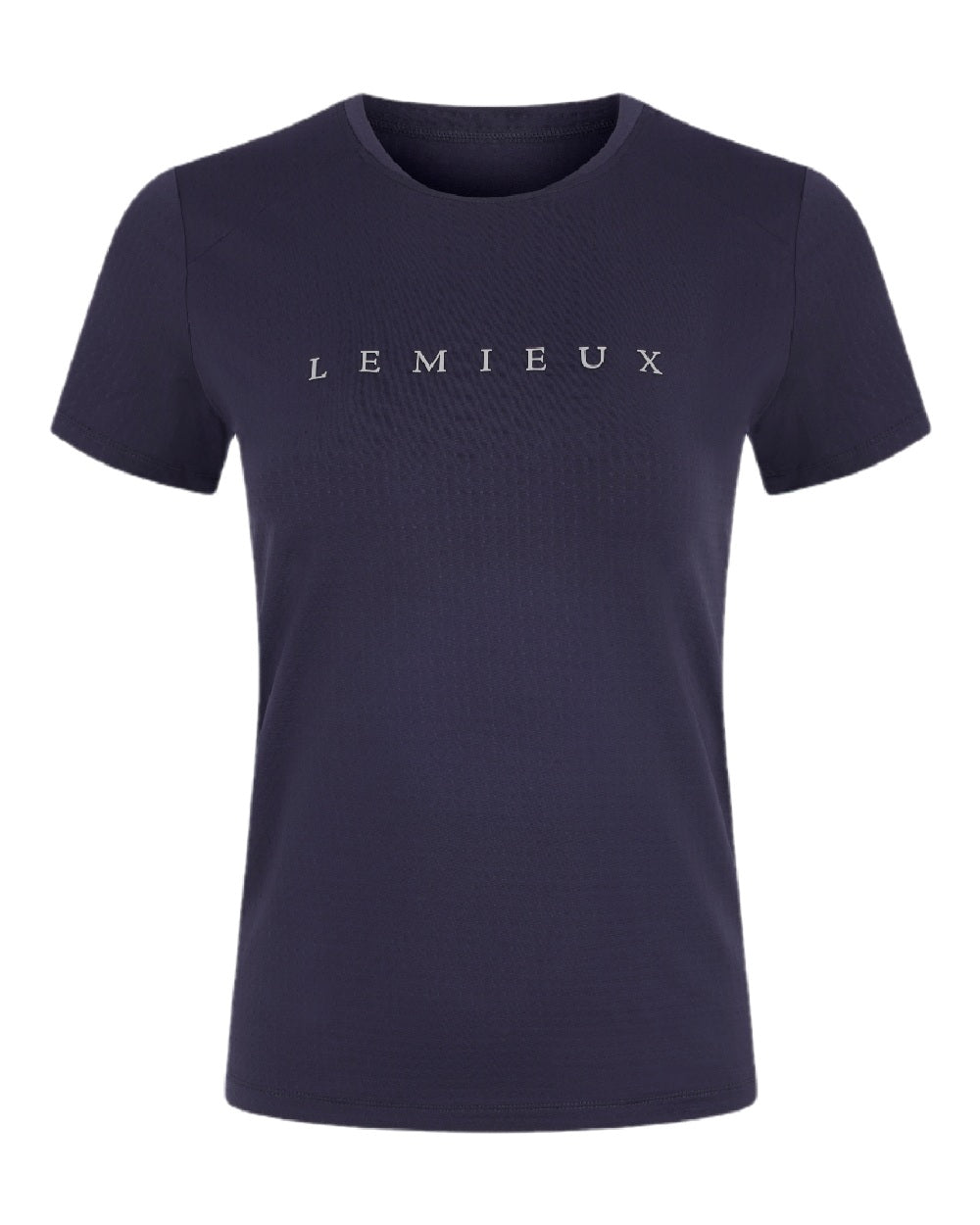 Dusk Blue coloured LeMieux Womens Sports T-Shirt on white background