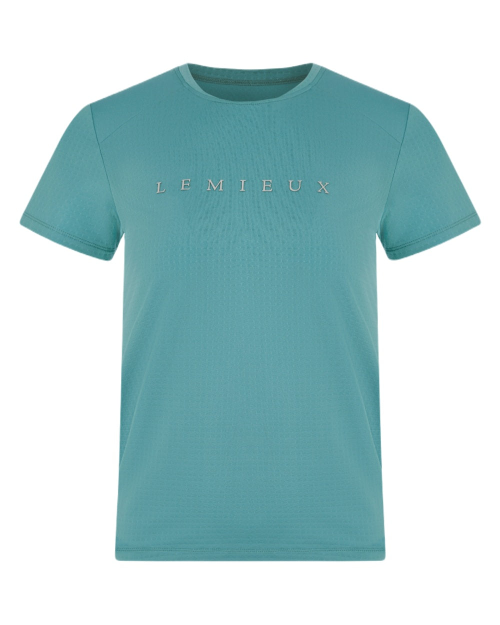 Lagoon coloured LeMieux Womens Sports T-Shirt on white background