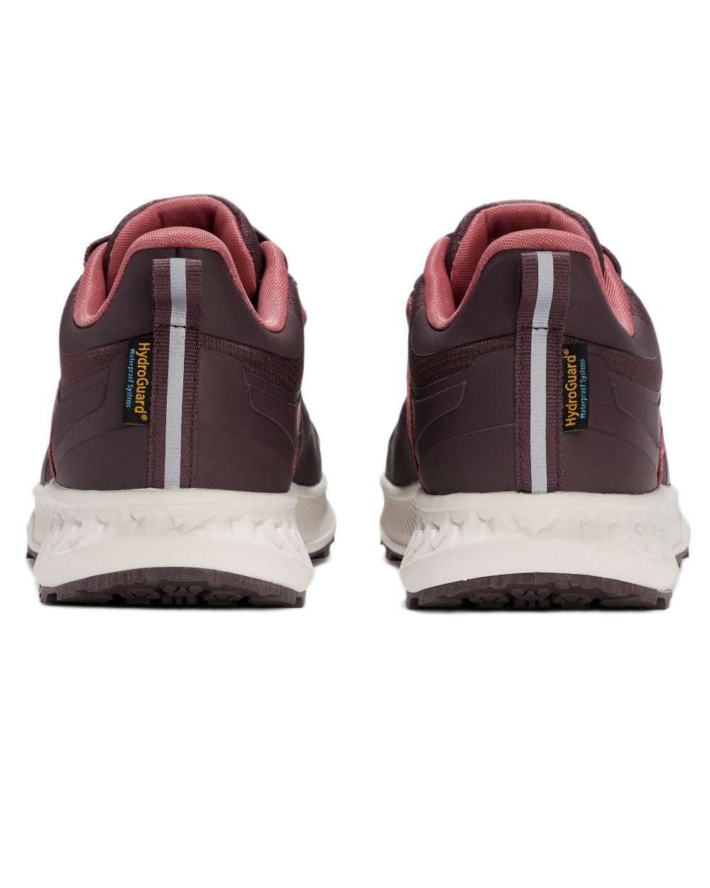 Damson Coloured LeMieux Womens Trax Viva Waterproof Trainer Shoes on white background