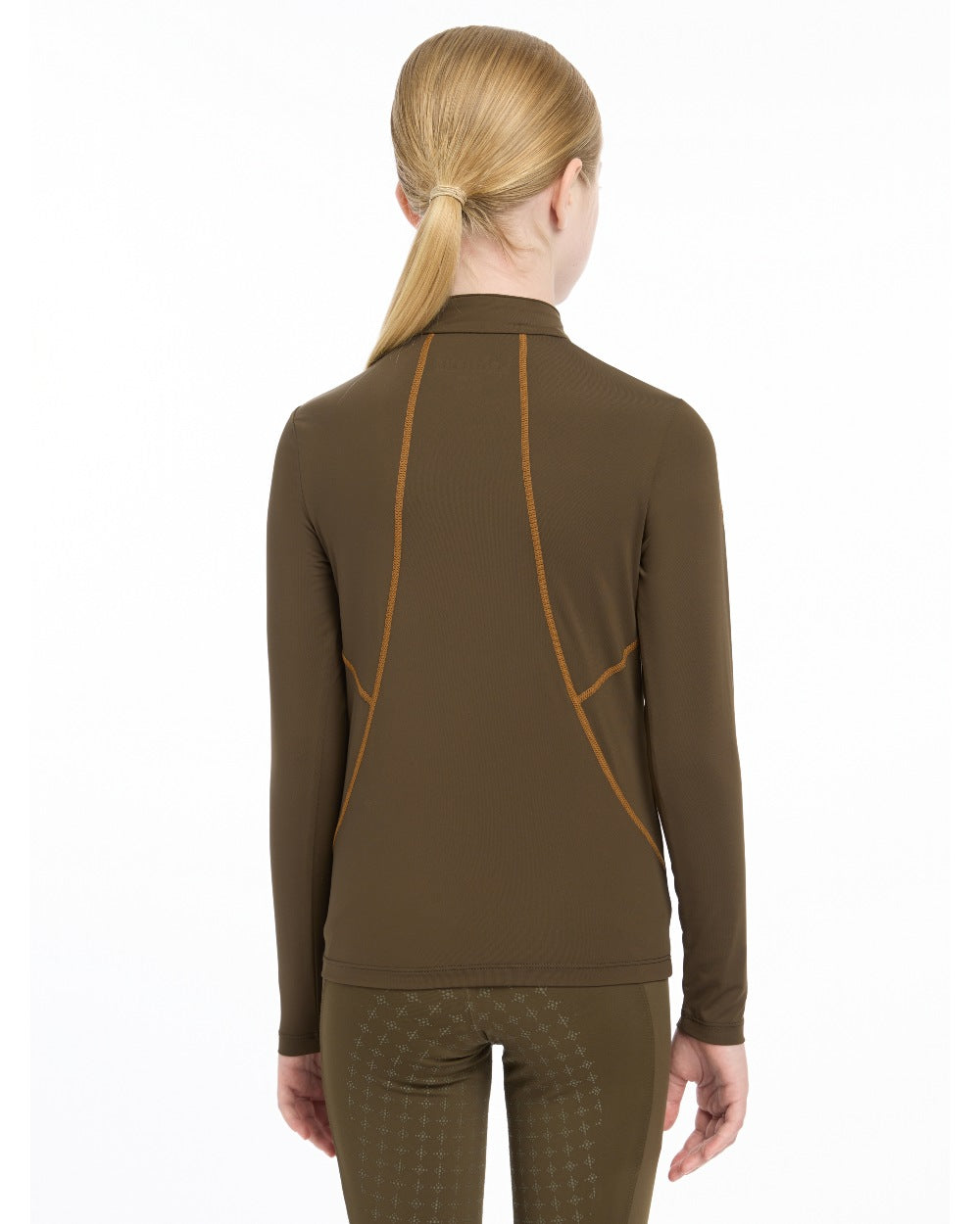 Alpine coloured LeMieux Young Rider Base Layer on white background