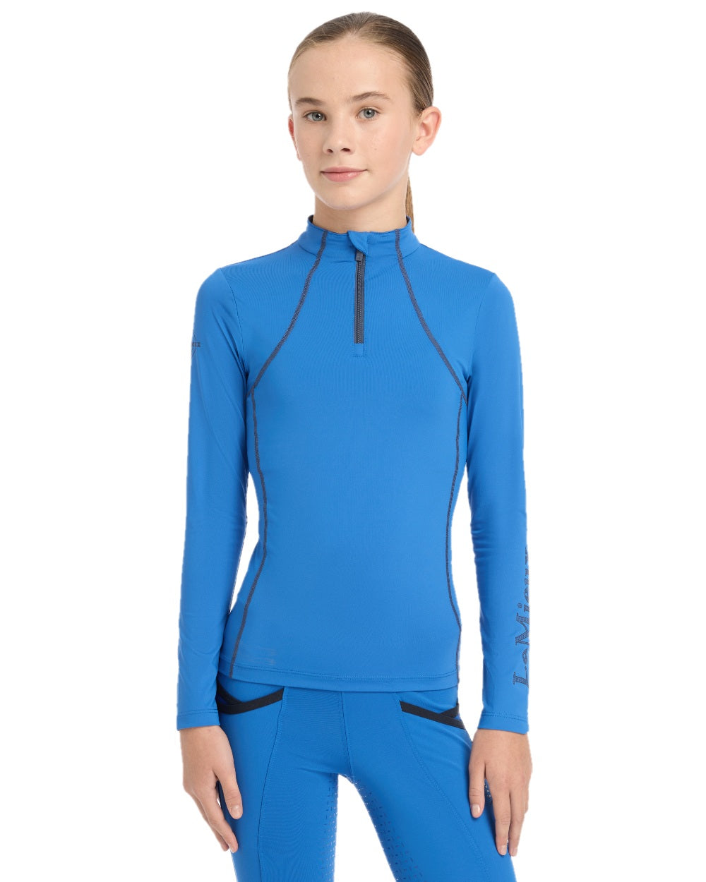 Benetton coloured LeMieux Young Rider Base Layer on white background