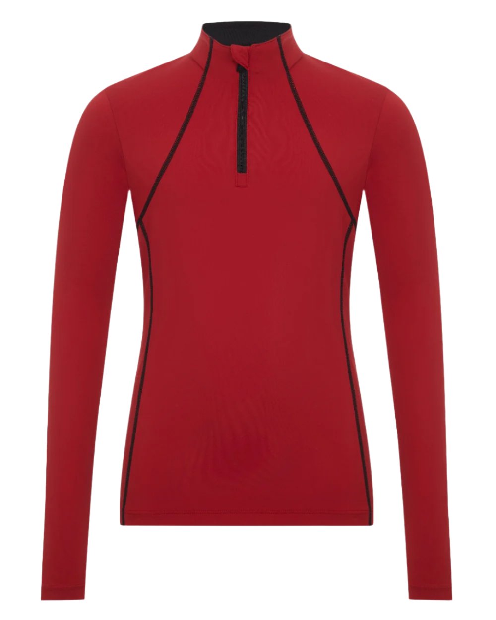 Chilli coloured LeMieux Young Rider Base Layer on white background