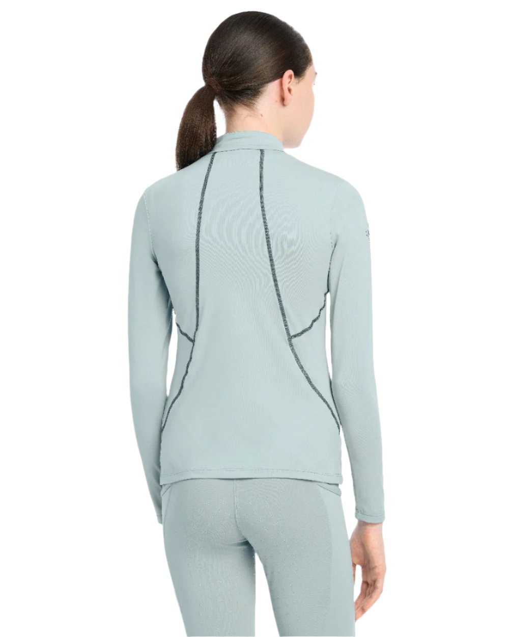 Glacier coloured LeMieux Young Rider Base Layer on white background