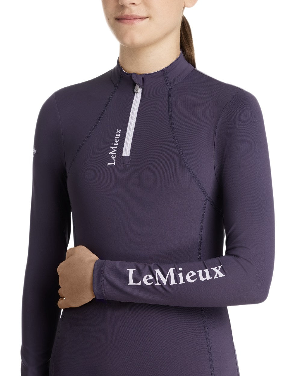 Juniper coloured LeMieux Young Rider Classique Base Layer on white background