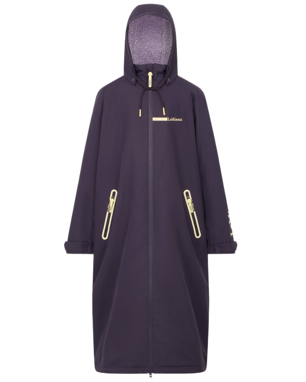 Juniper coloured LeMieux Young Rider HydroShield Robe Long Coat on white background