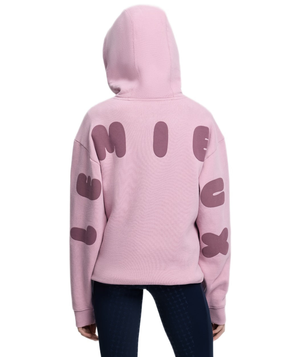 Fondant coloured LeMieux Young Rider Sia Hoodie on white background
