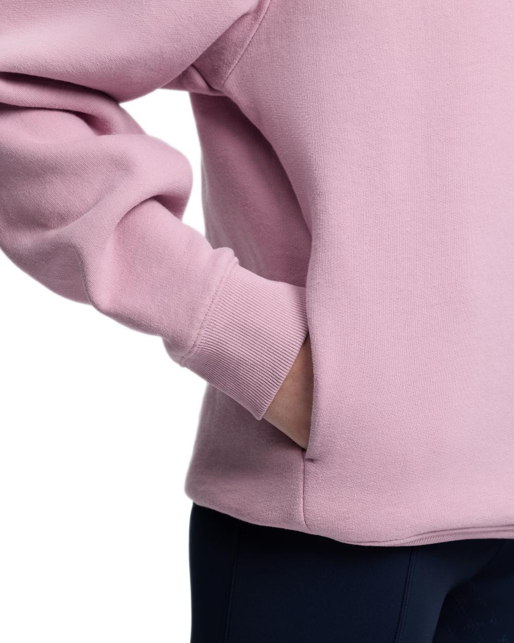 Fondant coloured LeMieux Young Rider Sia Hoodie on white background