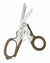 Tan Coloured Leatherman Raptor Emergency Foldable Medical Shears On A White Background #colour_tan