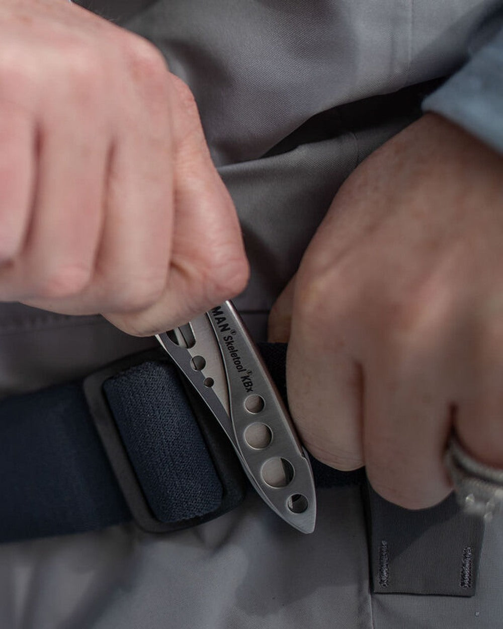 Leatherman Skeletool KBX Knife in Stainless Steel