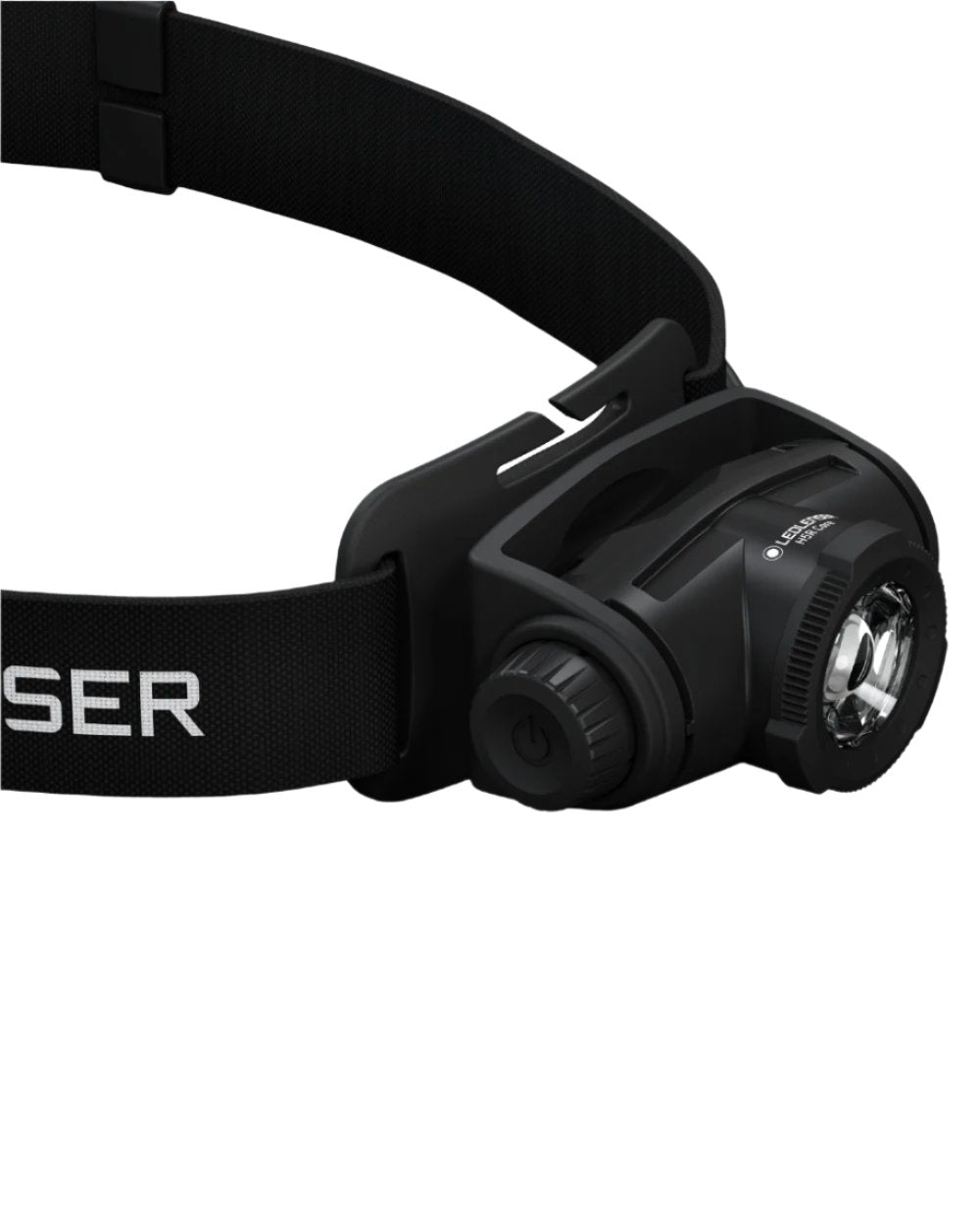 Black Coloured Led Lenser H5R Core Head Torch on white background