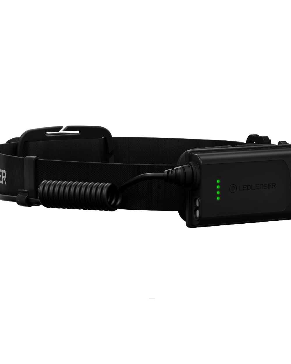 Black Coloured Led Lenser H5R Core Head Torch on white background