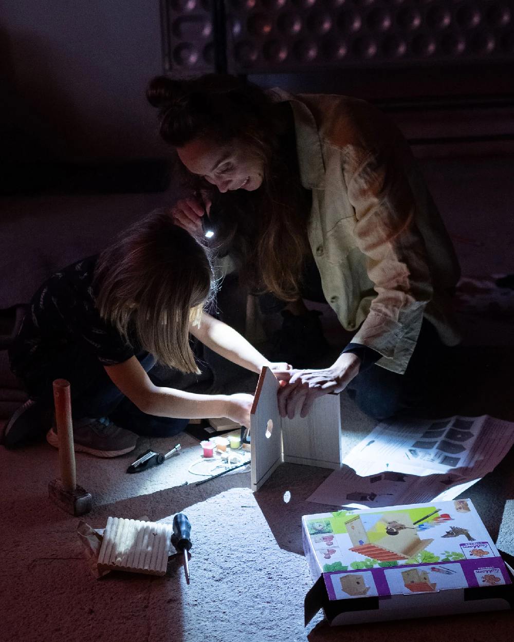 Black Coloured Led Lenser P3 Core Torch on house background