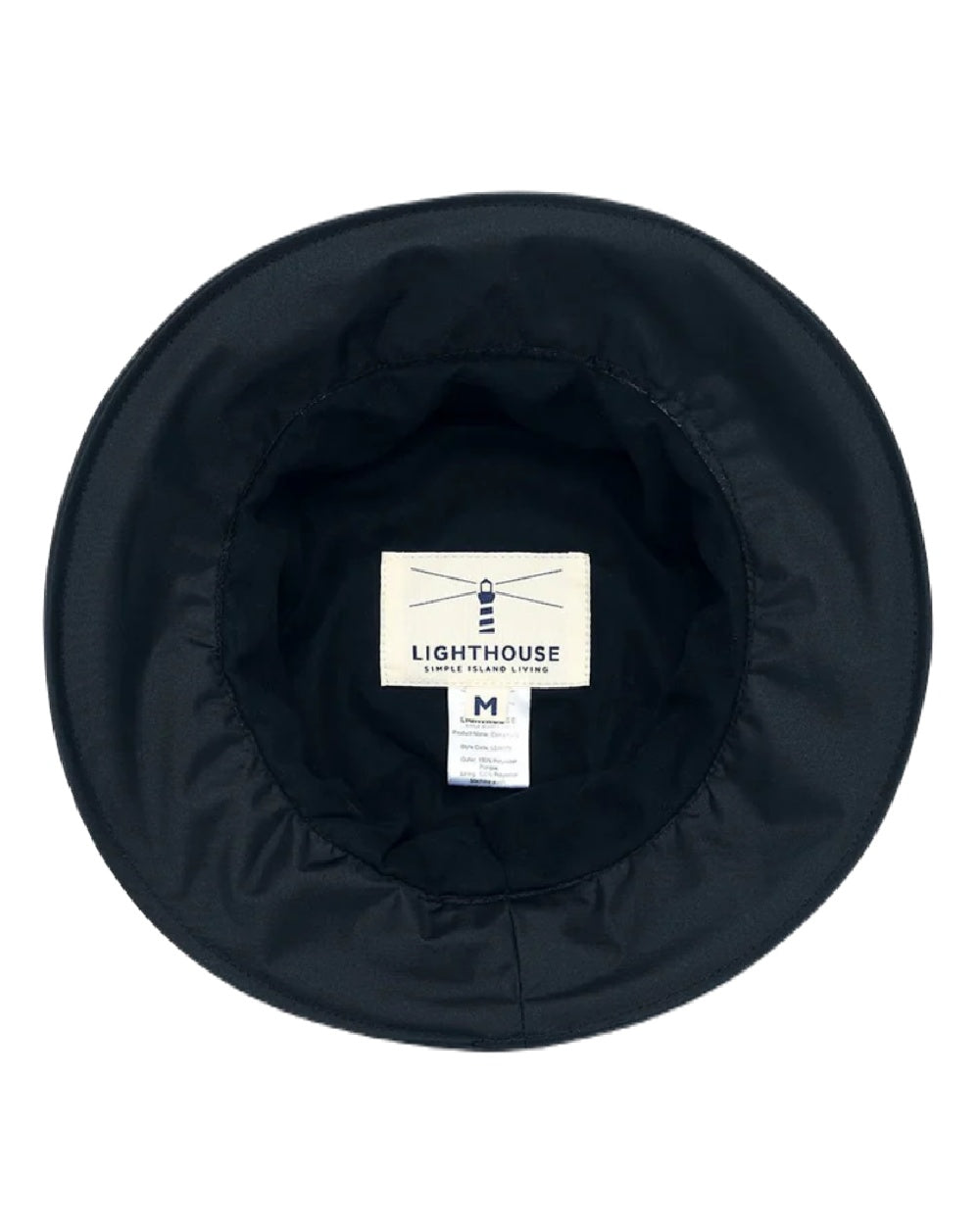 Nightshade coloured Lighthouse Canterbury Waterproof Hat on wall background