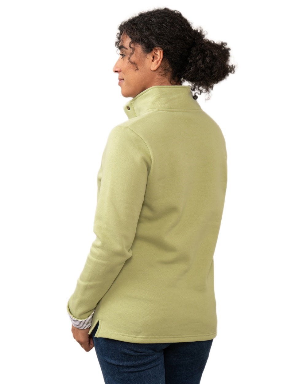 Pistachio coloured Lighthouse Ladies Haven II Jersey on white background
