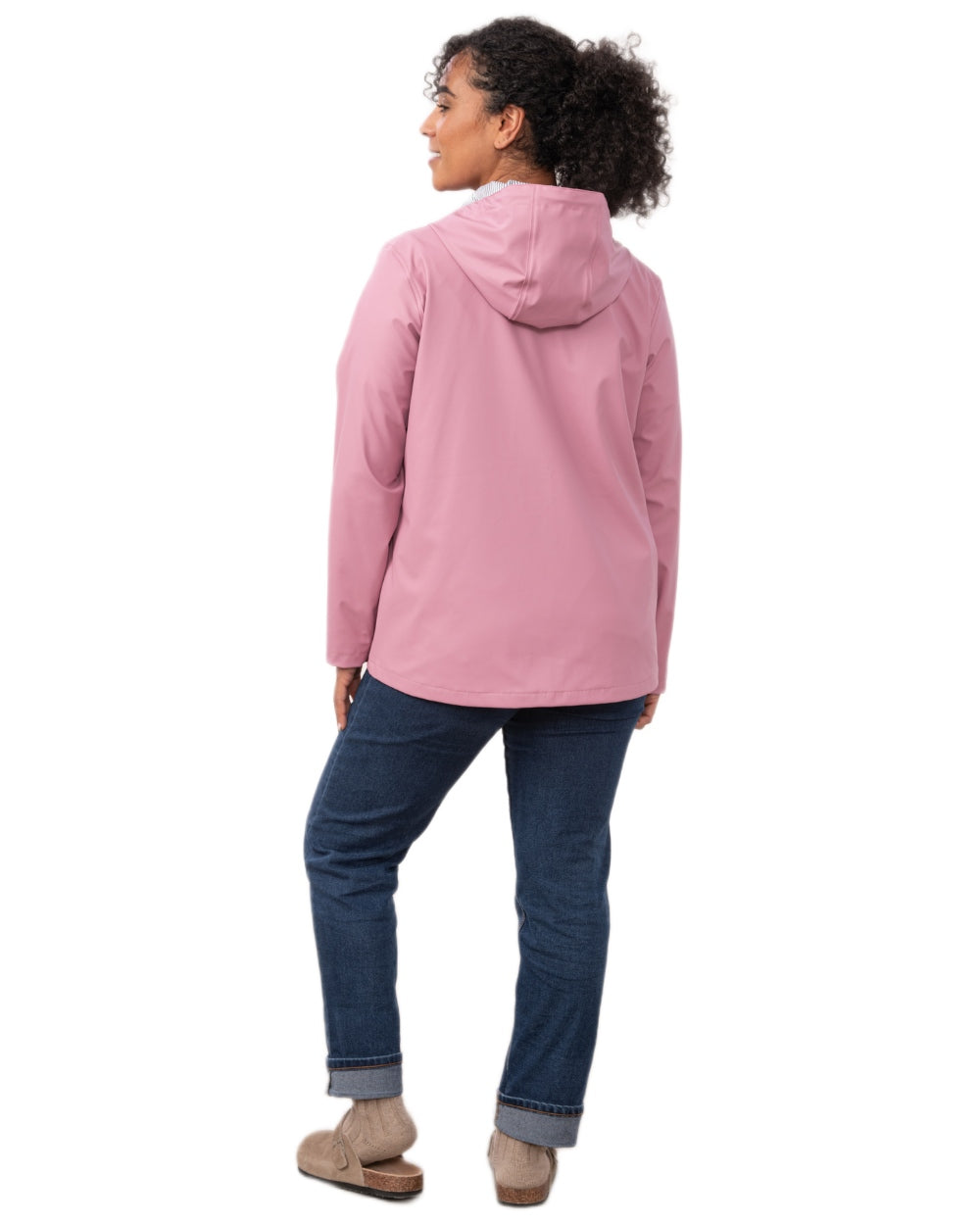Wild Rose coloured Lighthouse Ladies Lucy Jacket on white background