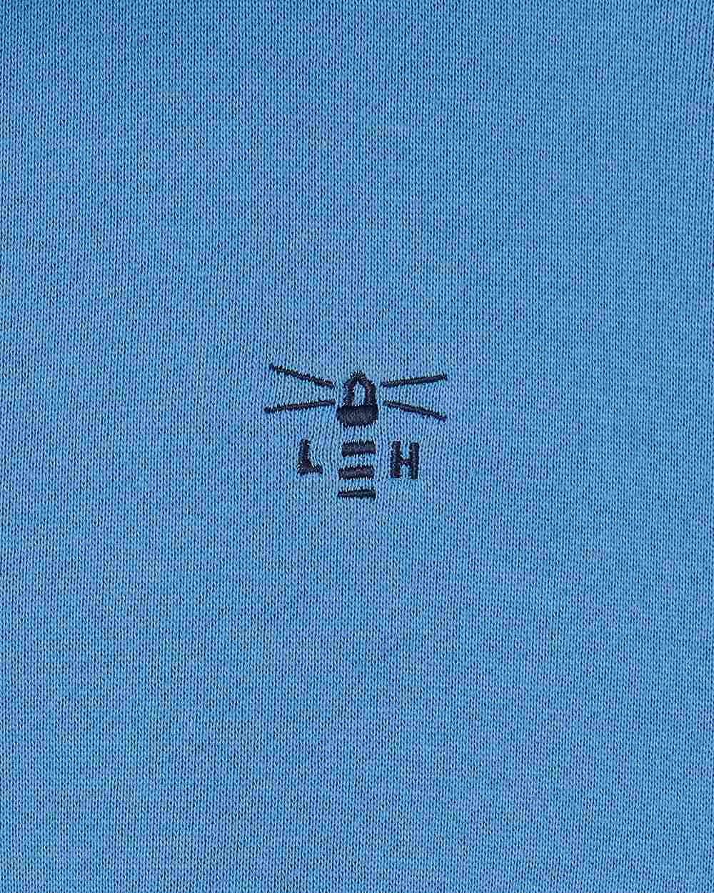 Marine Blue coloured Lighthouse Ladies Shore Sweatshirt on white background