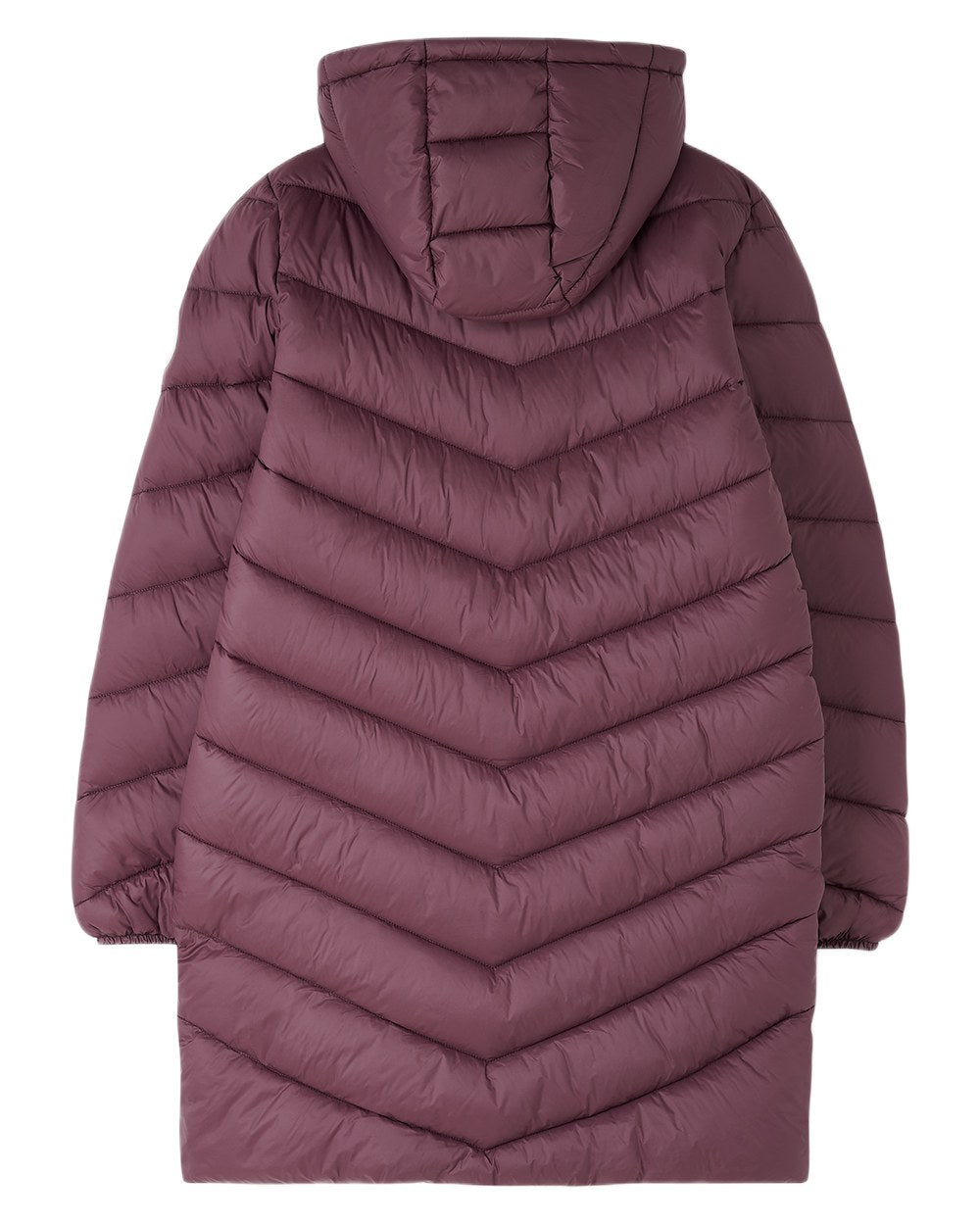 Cranberry coloured Lighthouse Laurel Ladies Coat on white background