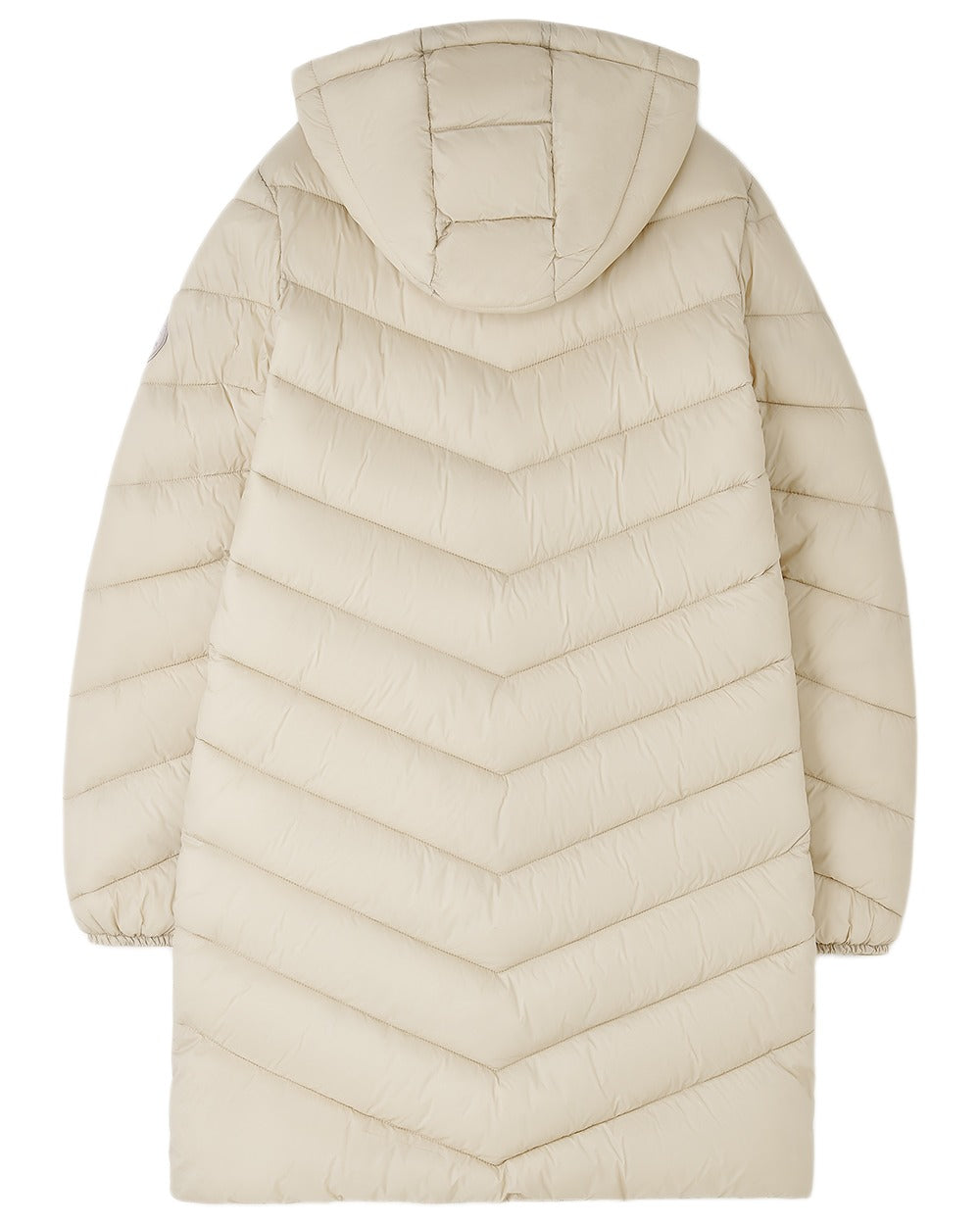 Cream coloured Lighthouse Laurel Ladies Coat on white background