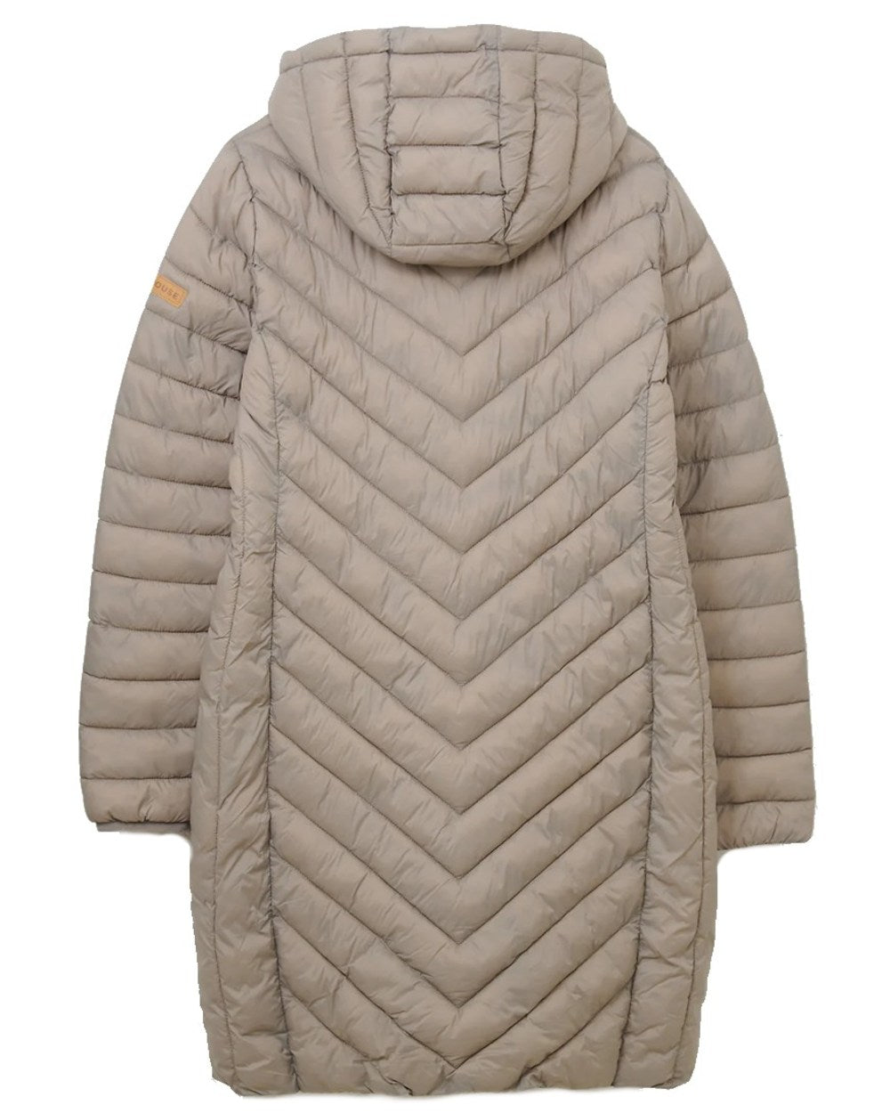 Mocha coloured Lighthouse Laurel Ladies Coat on white background