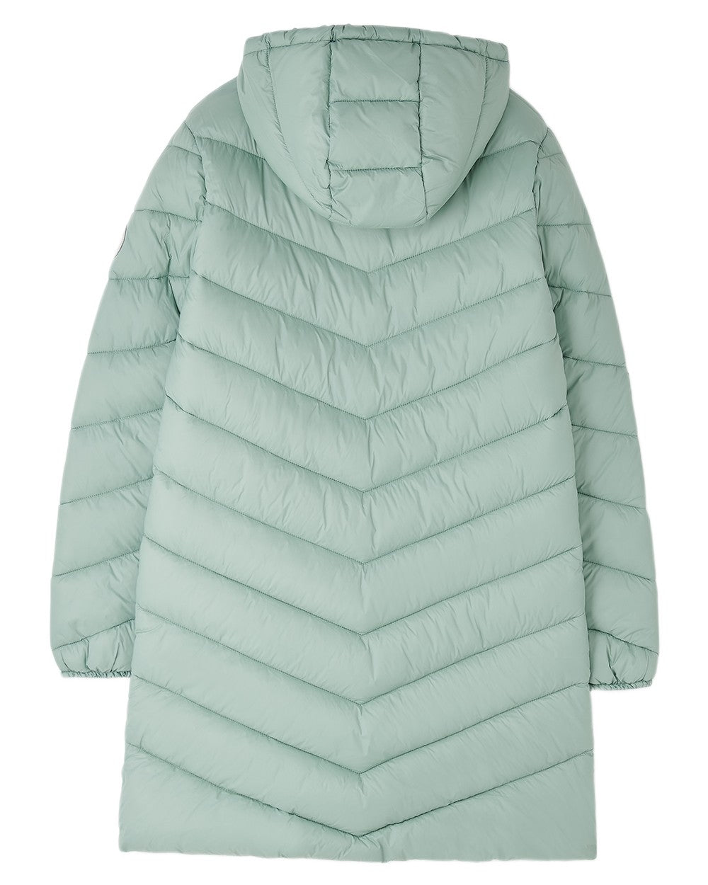 Sage coloured Lighthouse Laurel Ladies Coat on white background
