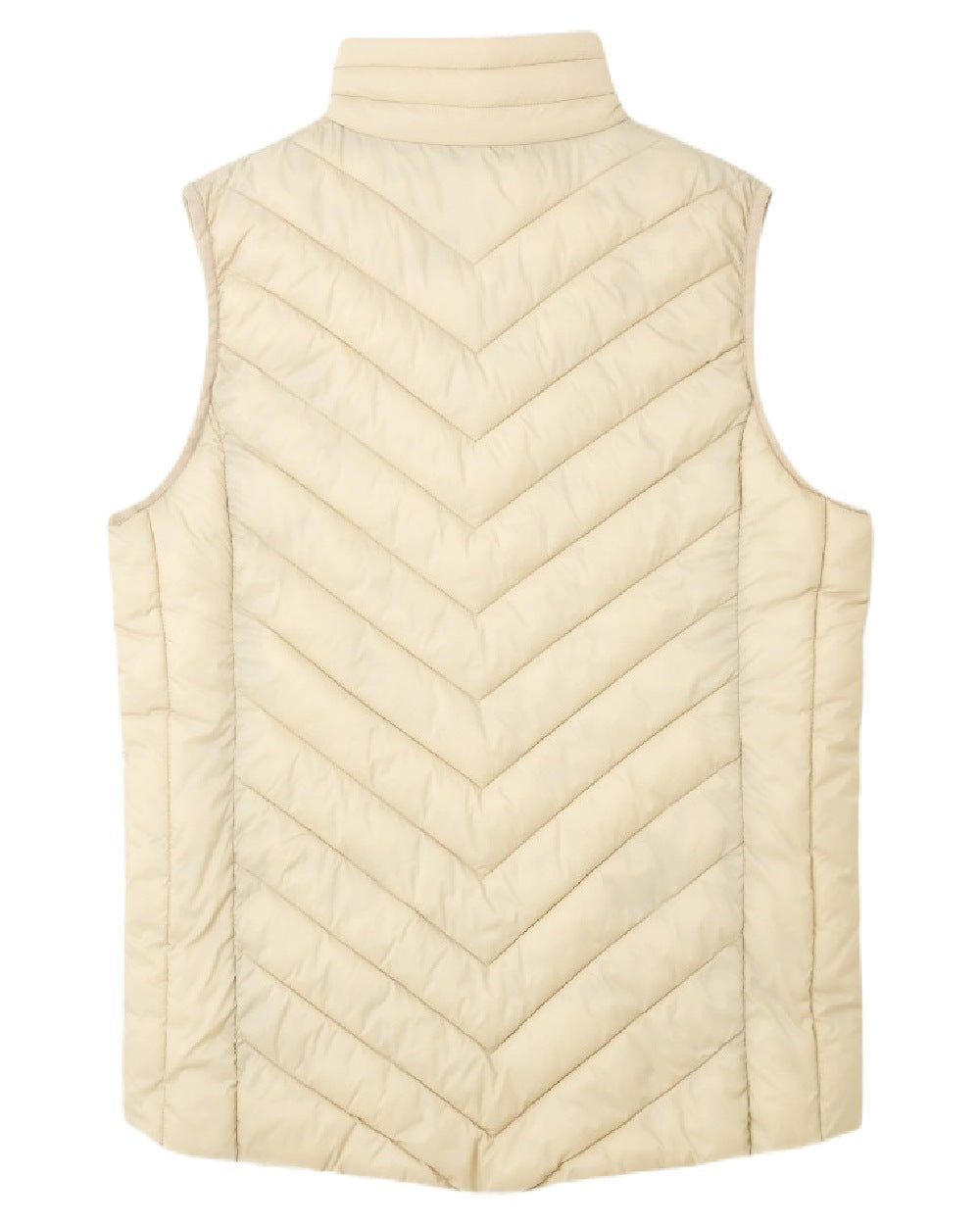 Almond coloured Lighthouse Laurel Ladies Gilet on white background