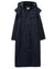 Nightshade coloured Lighthouse Outback Full Length Ladies Waterproof Raincoat on White background #colour_nightshade