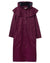 Lighthouse Outback Full Length Ladies Waterproof Raincoat in Plum #colour_plum