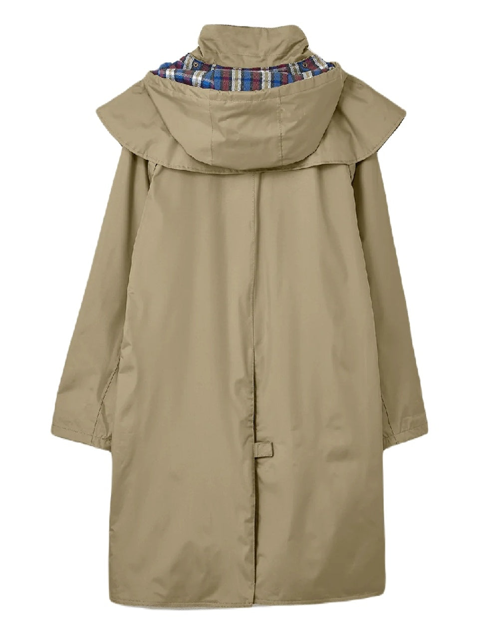 Fawn coloured Lighthouse Outrider 3/4 Length Ladies Waterproof Raincoat on White background 