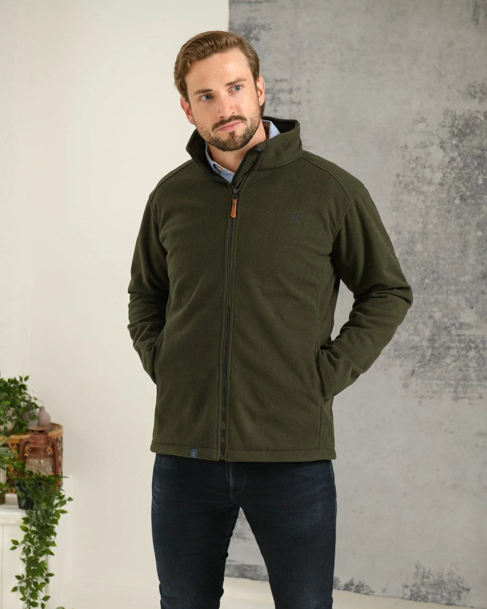 Lighthouse Richmond Waterproof Fleece in Hunter Green