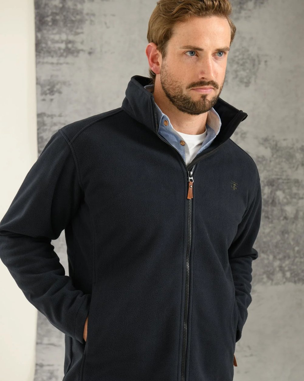 Lighthouse Richmond Waterproof Fleece in Navy